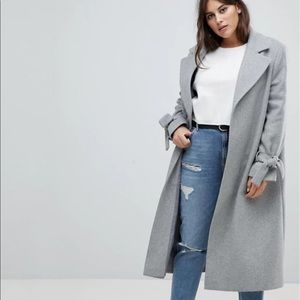 Plus size wool coat Helene Berman